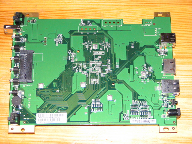 Back side of TS-109 mainboard